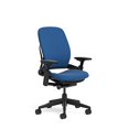 thumbnail image 1 of Steelcase Leap Office Chair, Black Frame and Buzz2 Blue Fabric, 1 of 4