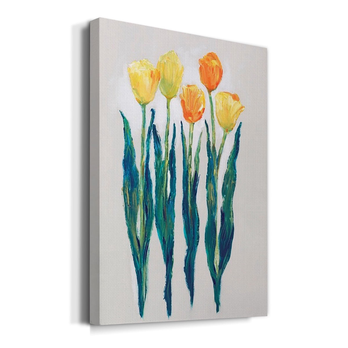 Tulips in a Row II Premium Gallery Wrapped Canvas - Ready to Hang
