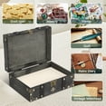 thumbnail image 3 of FOMIYES Caja Vintage Para Almacenamiento De Joyas Con Estético Y Cerradura Protegida, 3 of 6