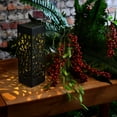 thumbnail image 2 of LumaBase Solar Powered Garden/Tabletop Lights, Black - Set of 4, 2 of 8