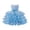 1-Blue363, variant on Kiijoy Flower Girls Dress Girls Sleeveless Layered Birthday Party Princess Dress, Sizes 3-4