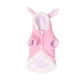 thumbnail image 1 of Traje de mascotas traje de conejo con capucha y conejito orejas para perros pequeños y gatos rosa - tamaño XL, 1 of 5