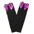 thumbnail image 3 of Knee Socks Cute Beautiful Modified Leg Shape Simple Design Perfect Matching High Stockings Single Needle Hose for Theme Party Purple, 3 of 9