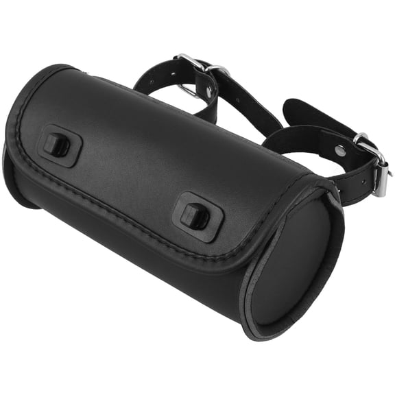 FRCOLOR Motorcycle Fork Bag Pu Motorcycle Roll Side Bag Motorcycle Handlebar Tool Bag For Motorcycle Front Forks Handlebar