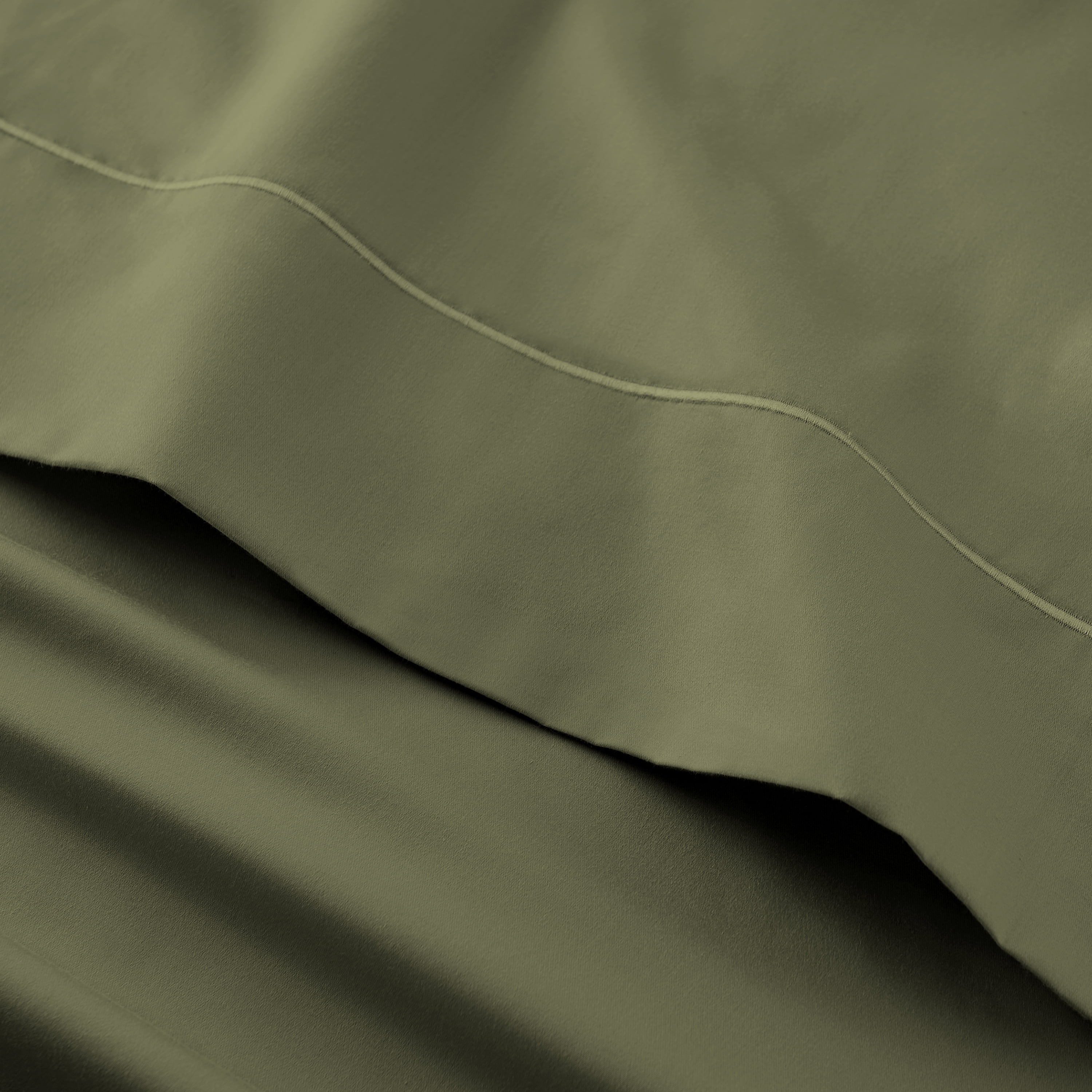 Better Homes & Gardens 3-Piece 400 Thread Count Dark Cilantro Performance Bed Sheet Set, Twin