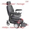 Drive - Titan Transportable Power Chair, Full Back Captain's Seat, 22" x 20" - PHILLIPS POWER PACKAGE TM - $500 VALUE