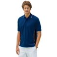 thumbnail image 1 of Whispering Pines Sportwear 2222 Marathon Blended Pique Polo Shirt Set In Side Inserts, Royal , Black , White, 3XL, 1 of 1
