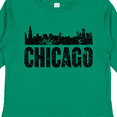 thumbnail image 4 of Inktastic Chicago Skyline Grunge Boys or Girls Long Sleeve Toddler T-Shirt, 4 of 5
