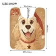 thumbnail image 5 of IAUYY 24x20 Inch Bath Mat Thick Soft Plush Shower Mat TPR Backing Material Non Slip Bath Mats for Bathroom for Tub Shower Hotel Golden Retriever, 5 of 9