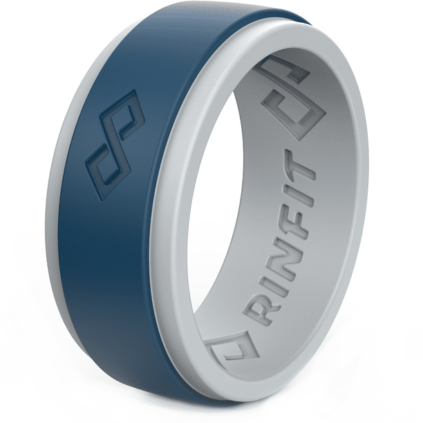 Rinfit-Air High-quality Silicone Wedding Ring for Men. Soft Silicone ...
