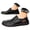 Black, variant on Retro Suede Leather Penny Loafers for Men Hand Sewn Slip On Driving Shoes Lightweight Comfort Flat Casual Business Lazy Shoes Soft Sole（Brown，Size 10)