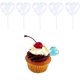 thumbnail image 2 of 50 pipetas de plástico en forma de corazón de 4 ml, adecuadas para chocolate, pasteles, fresa ShuxiuWang 1327533086394, 2 of 5