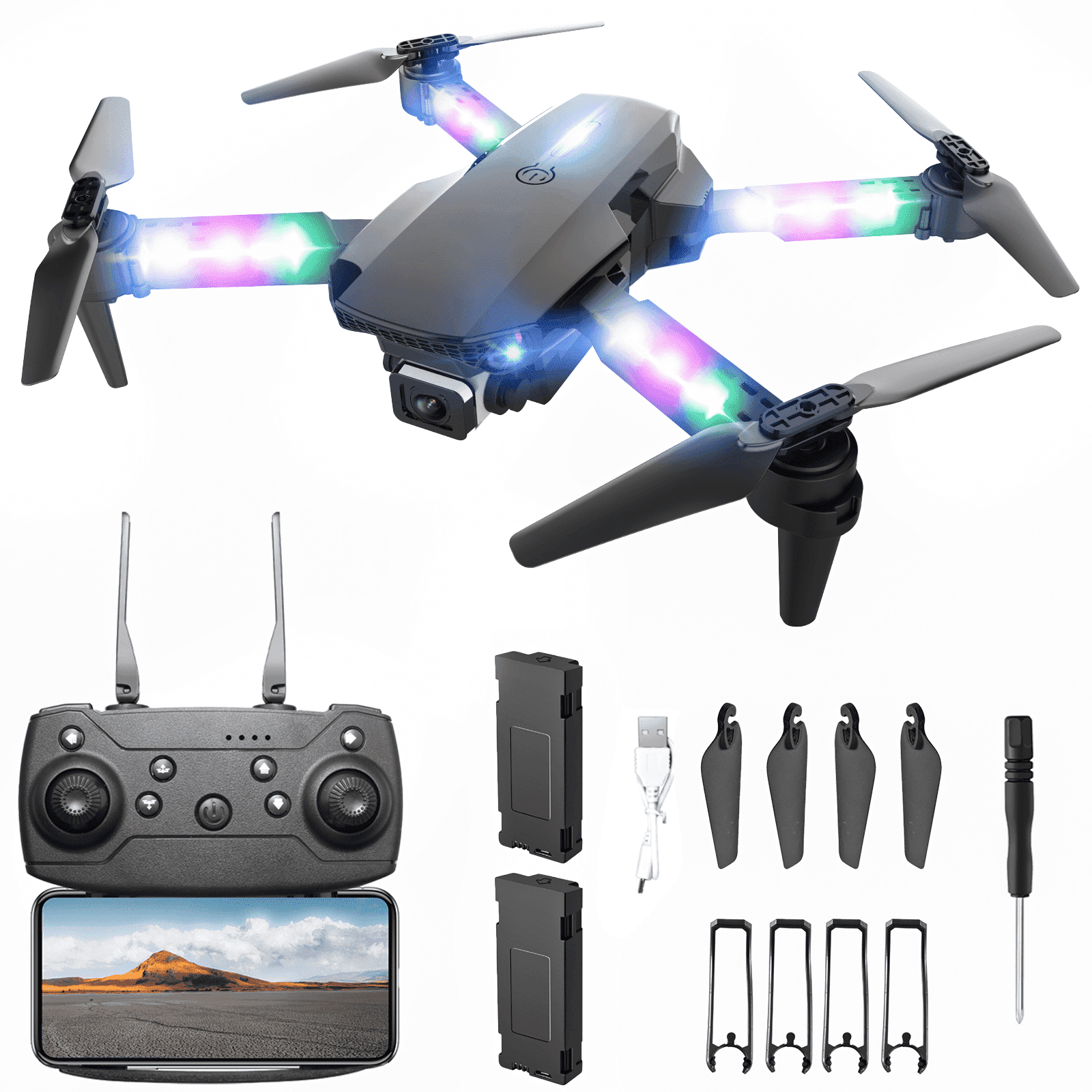 Sky Rider X-11 Stratosphere Quadcopter Drone with Wi-Fi Camera