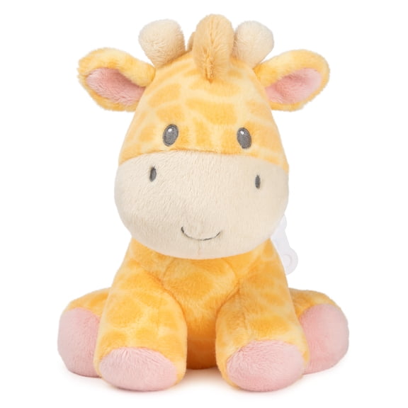 Baby GUND Safari Friends Giraffe Keywind Musical Plush, Plays Brahms Lullaby, Stuffed Animal Sensory Toy for Ages 10 Months and Up, Yellow, 9