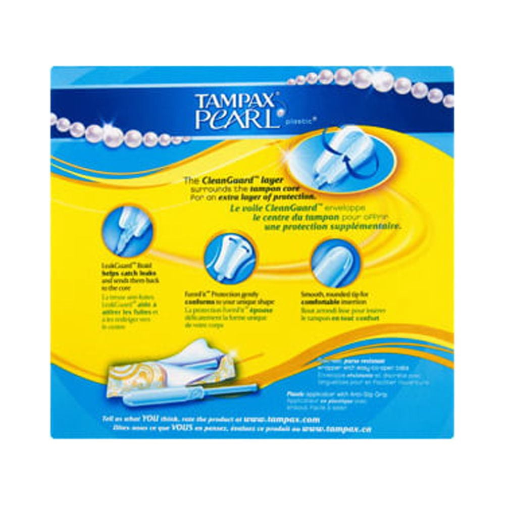 Tampax Pearl Unscented Regular 40ct