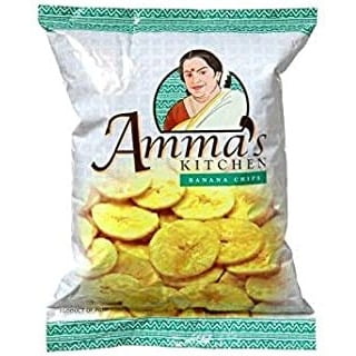 Amma's Kitchen Banana Chips Plain - 400 Gm (14 Oz)