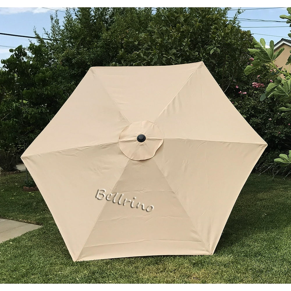 BELLRINO Decor Replacement Strong & Thick Umbrella Canopy for 7.5 ft 6