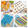 thumbnail image 4 of HLONK Plateau de Cuisson en Acier Inoxydable 10 Pouces Rectangulaire pour Riz et Nouilles pour Maison restaurant, 4 of 6