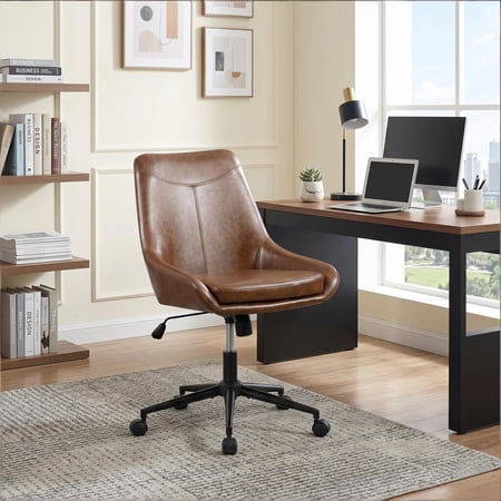 faux leather home office chaircomfortable product