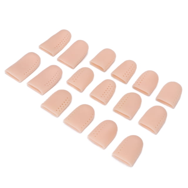 Protectores de dedos del pie Sumifun paquete de 16 protectores para uñas encarnadas punteras de alta intensidad