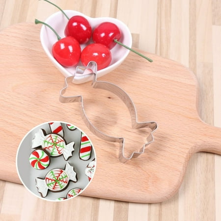 

PhoneSoap Household Cartoon Cracker Stainless Steel Baking Candy Christmas Cutting Silver