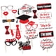 thumbnail image 3 of 19 piezas de accesorios recortables para fotos con purpurina divertida para selfies de fiesta de graduación, fotos de graduación Estilo A, 3 of 9