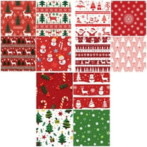 WEGFTDUOP 12 Sheets Christmas Theme Scrap Paper 6 Inches One-Sided Xmas Scrapbooking Paper Set