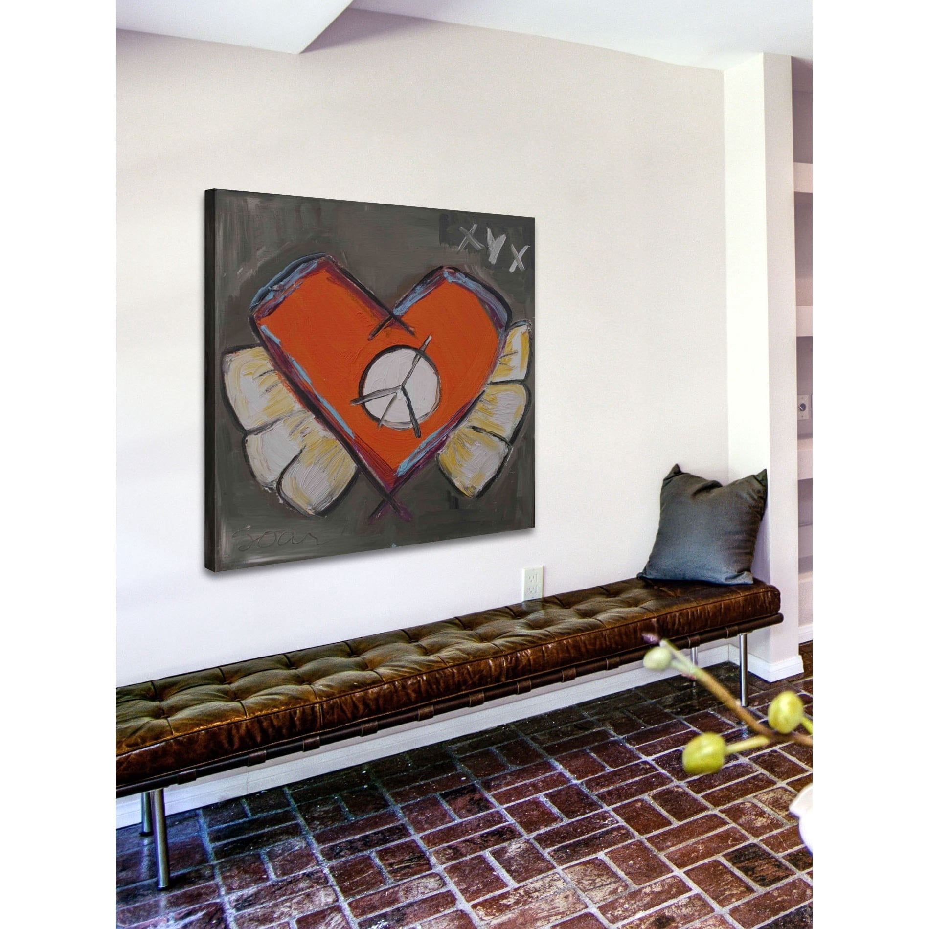 Marmont Hill "Sore Heart" by Tori Campisi Painting Print on Canvas