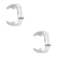 thumbnail image 1 of Seitruly Adjustable Solid Color Breathable Straps Wristwatch Upgrade Accessories Repair Smart Wristband Modified blanco 2piezas, 1 of 6