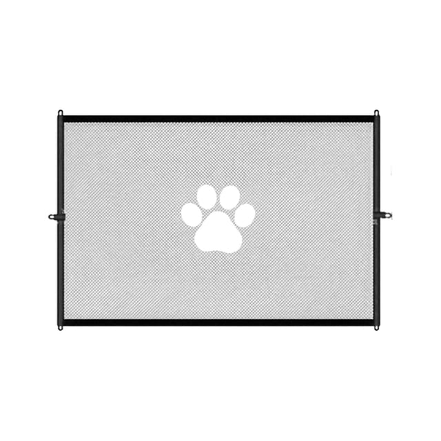Clôture pour Animaux Usage Domestique Sans Perçage Anti-Porte pour Animaux Filet d'Isolation Entrée d'Escalier Protection pour Chiens et Chats Clôture