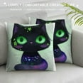 thumbnail image 3 of Mushroom Plush, Cute Black Cat Plush Pillow Soft Plushies Squishy Pillow, Cat Stuffed Animals Kawaii Plush Toys Decoration Gift for Girls Boys (Mermaid Ca, 3 of 5
