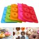 thumbnail image 3 of Molde de silicona antiadherente para hornear rosquillas, herramientas de decoración, Bagels, Muffins, Donuts, 3 of 4