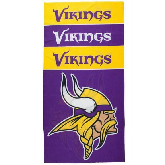 Littlearth NFL Minnesota Vikings Superdana - Face Mask - Neck Gaiter, One Size, Team Color