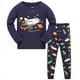 thumbnail image 2 of Conjuntos de Pijamas de dinosaurio de Navidad para niños de 3 a 8 años, ropa de dormir a rayas, Pijamas de Papá Noel para bebés, 2 of 4