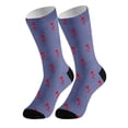 thumbnail image 1 of DIY Custom Socks With Picture Funny Print Photo Socks Customized Novelty Sock For Men Women Woman's Socks Running Socks Womens Cycling Socks for Men Socks with for Women Womens Socks Pack, 1 of 2