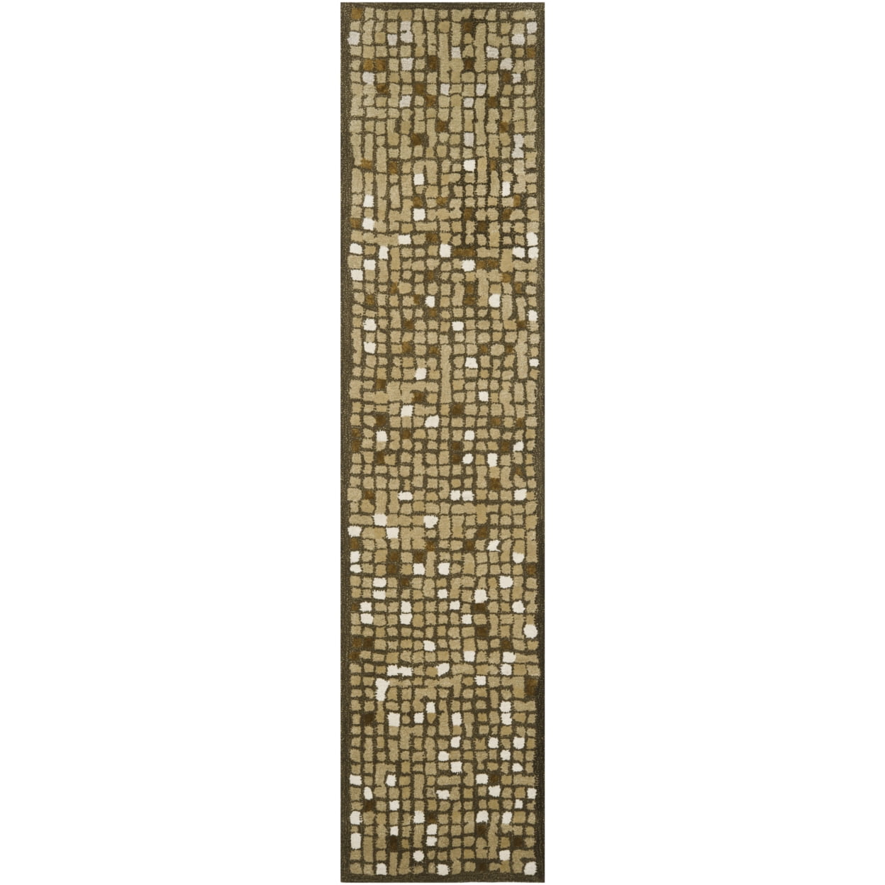 SAFAVIEH Martha Stewart Mosaic Dotted Area Rug, Oolong Tea Green, 8' x 10'