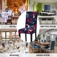 thumbnail image 5 of Chair Covers, Dining Room Chair Covers Stretch Chair Covers for Dining Room 6 Pack,Dining Chair Covers Dining Chair slipcovers for Dining Room,Kitchen,Hotel,Ceremony, 5 of 6