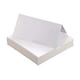 thumbnail image 4 of 50x Tarjetas de Lugar de Papel, Etiquetas de Nombre, Tarjetas de Lugar de Hoja para Cumpleaños, Cena de Baby Shower blanco BLESIY tarjeta del lugar, 4 of 8