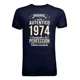 thumbnail image 1 of Playera Camiseta T-shirt Cumpleaños 40 Años De Ser Autentico, 1 of 6