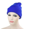 thumbnail image 2 of Visland Men Women Beanie Knit Ski Cap Hip-Hop Winter Warm Elastic Wool Yarn Cuff Hat, 2 of 4