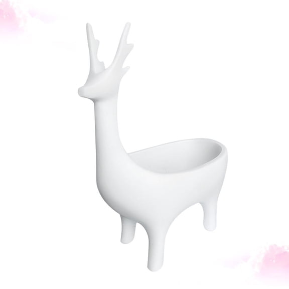 Masteelf Key Storage Ornaments Entryway Bowl Holder Home Decor White