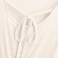 thumbnail image 3 of Ailaofu Women's Long Sleeve Cardigan Sweater V Neck Bow Tie Front Lightweight Shrug Sweater, 3 of 5