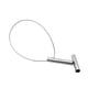 thumbnail image 3 of Dispositivo de control para atrapar cerdos con soporte de acero inoxidable y cable de alambre. plata, 3 of 7
