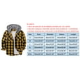 thumbnail image 3 of Flannel For Men Men's Clothing Flannel Hoodie Shirts Long Sleeve Casual Vintage Button Down Plaid Shirt Jacket with Pocket, 3 of 9