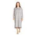 thumbnail image 2 of Joyspun Women's Oversized Hooded Plush Lounger, Size XS-3X, 2 of 4