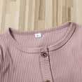 thumbnail image 3 of SUNSIOM Boys Girls Button-down Cardigan, Solid Color Sweater, Casual Outerwear, 3 of 7