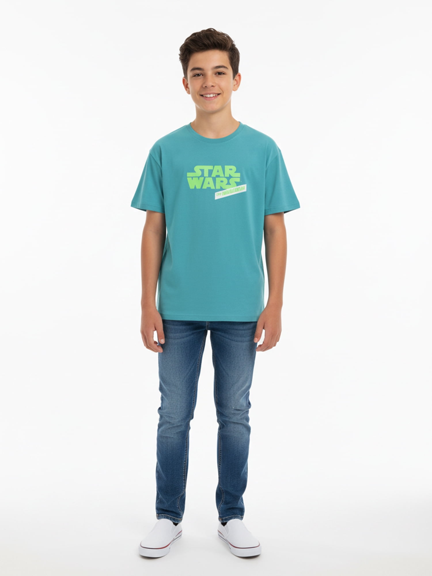 Star Wars, Boys' Relaxed Graphic T-Shirt, Mandalorian, Sizes 4-18