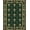 Dark Green, Pattern 1, variant on ODIKA 8'x10' Washable Area Rug Durable, Non-Slip Goth Victorian Damask Skull With Baroque Floral Scroll Border for Living Room, Under Sectional, Family