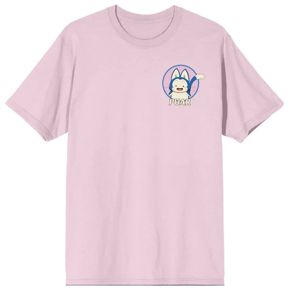 Dragon Ball Daima Puar Men's Pink Short Sleeve Tee -Large