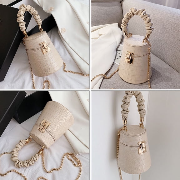 OULII Handbags Women Bags Crossbody Fashion Handbag Beige Pu 1Pcs Storage For Party